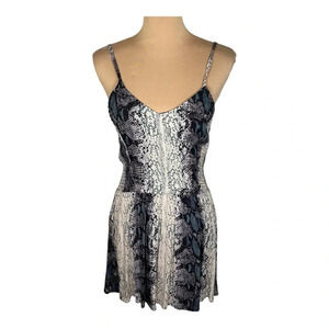 🖤 ANGIE Boutique Snake Print Mini Dress‎ New Small